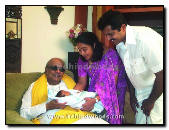 Sarath Kumar couple with DMK President